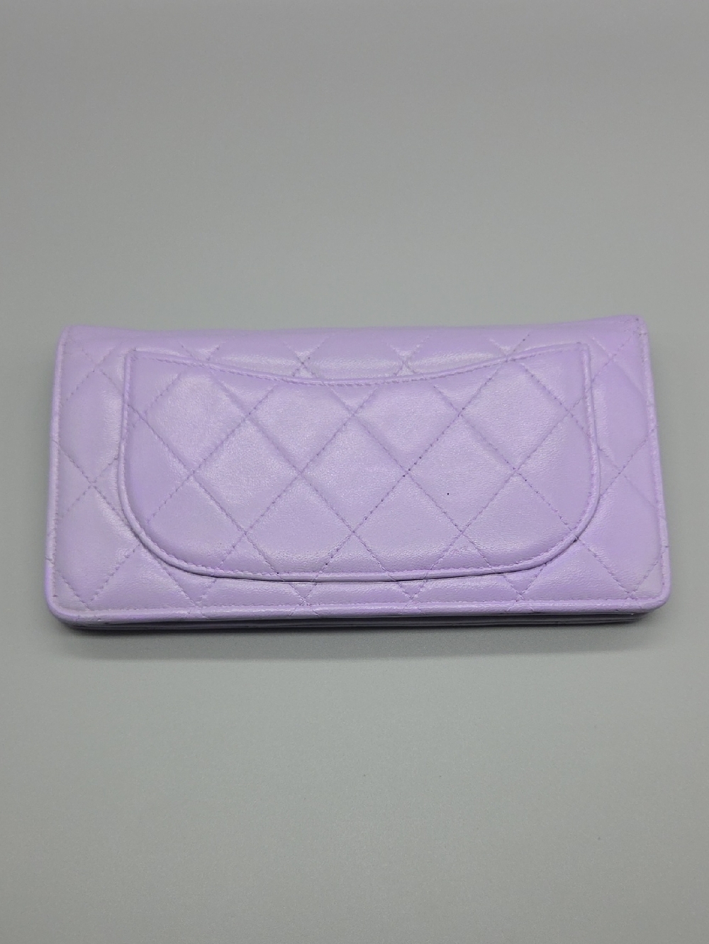 🟣Chanel Purple Learher Clutch/Wallet🟣 - Picture 4 of 16